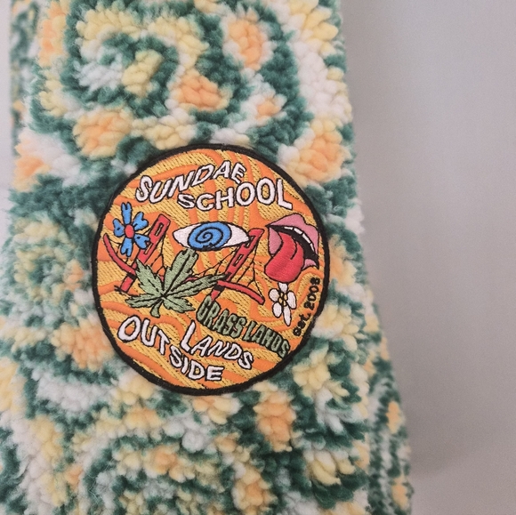 Sundae School x Outside Lands Broccoli Fleece Zip Up - Picture 7 of 7